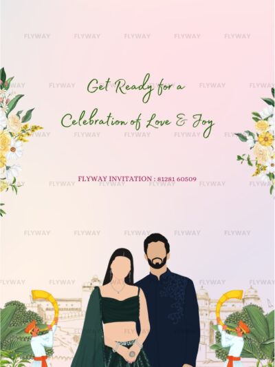 Event details for Shubham and Sakshi’s engagement ceremony