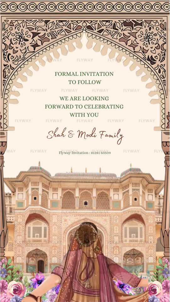 Event details for Sahil and Shruti’s engagement ceremony