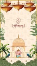 Ganesh Ji Blessing in Mughal Style