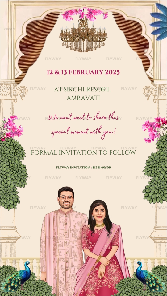 Radha Krishna Pichwai art with wedding theme