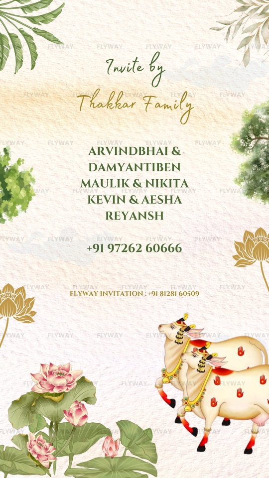 Baby shower invite with host family contact details and invitation note