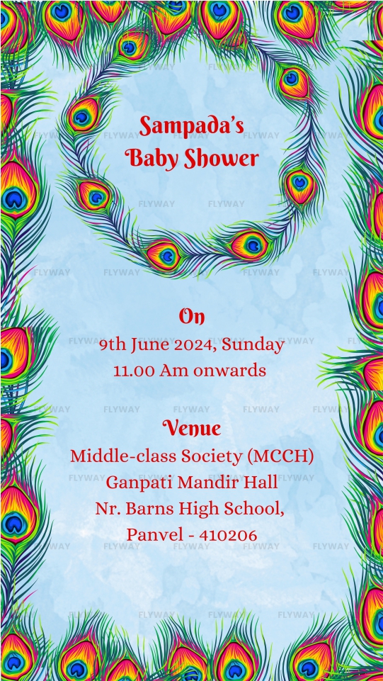 Sampada’s baby shower event details