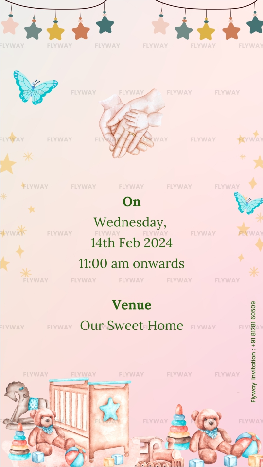 Baby Shower Invitation 14th Feb 2024