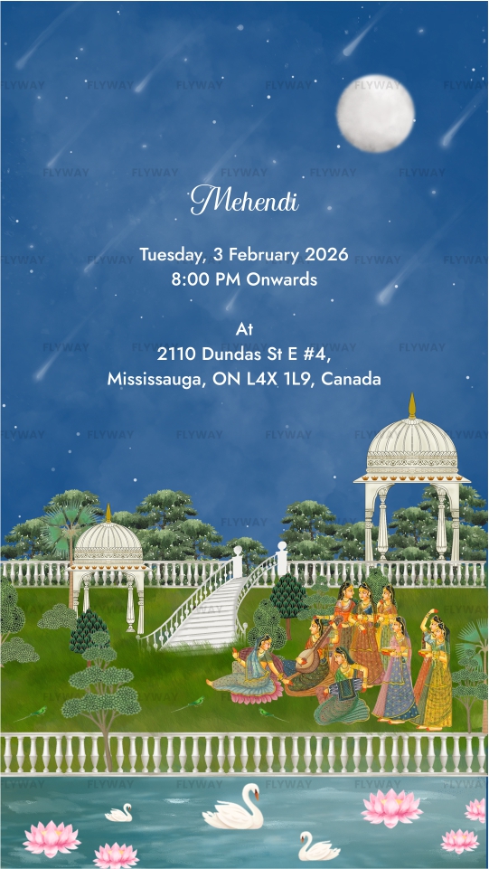 Mehendi Invitation Slide