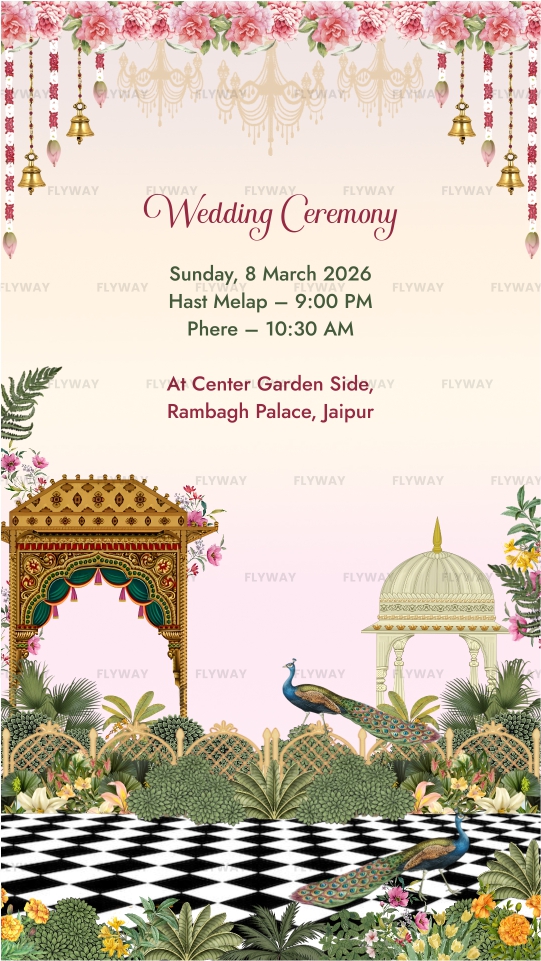Wedding Ceremony Indian Invitation Video