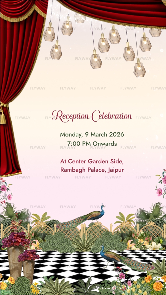 Reception Invitation Digital Card India