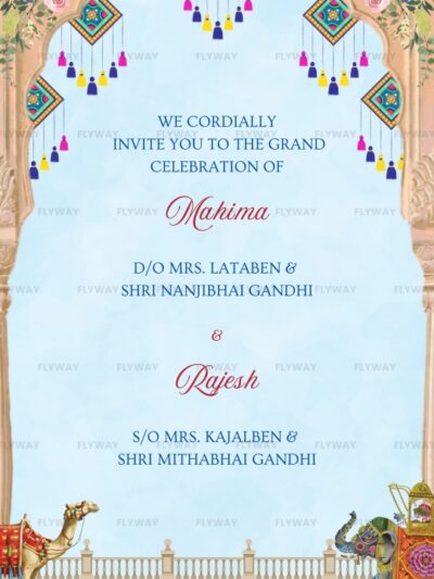 Bride & Groom Family Intro Slide