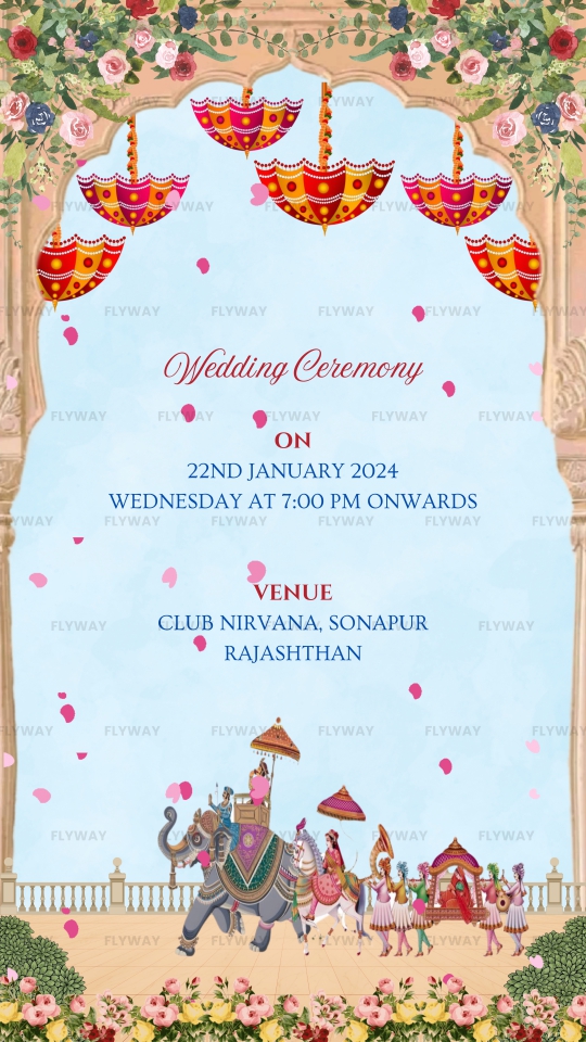 Wedding Ceremony Invitation
