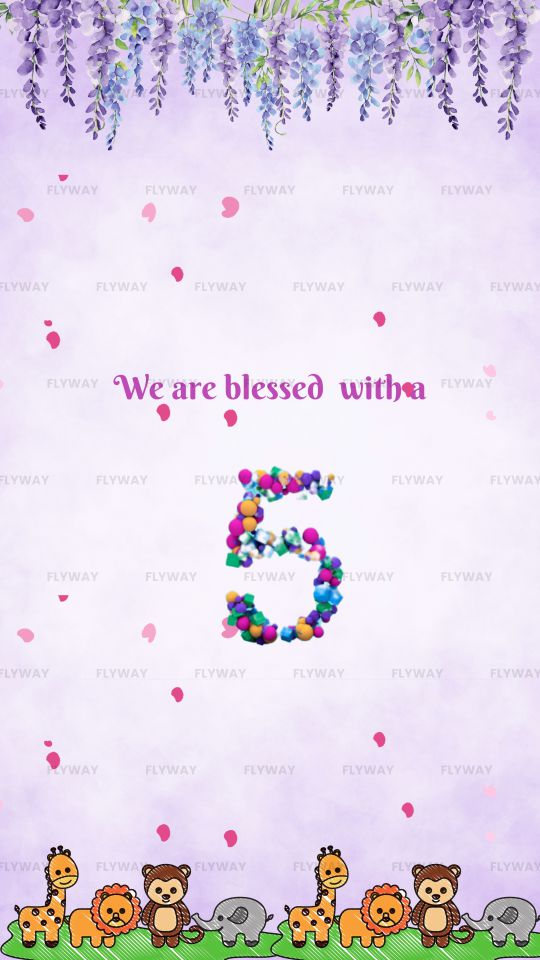 Gender reveal with baby announcement "It's a boy"