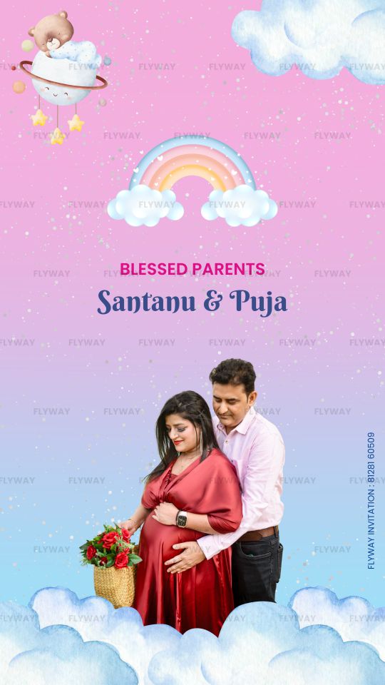 Blessed parents gender reveal announcement