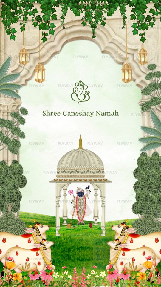 Grih Pravesh Invitation, Ganeshay Namah