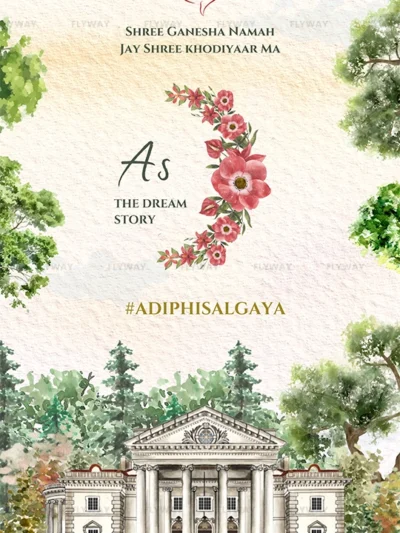 Ganesha and Khodiyar floral design with #Adiphisalgaya