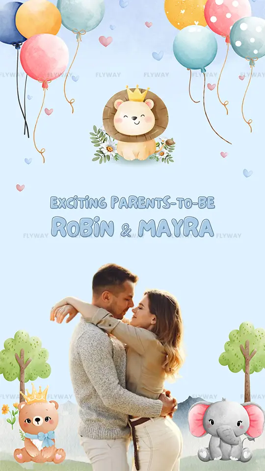 Expecting parents Robin and Mayra baby reveal