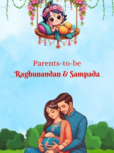 Parents-to-be Raghunandan and Sampada