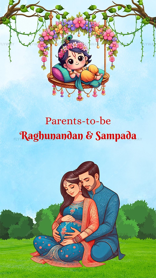 Parents-to-be Raghunandan and Sampada