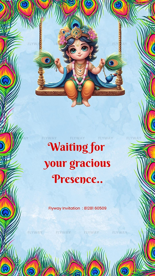 Invitation for baby shower presence request