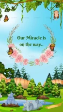 Baby shower jungle theme quote