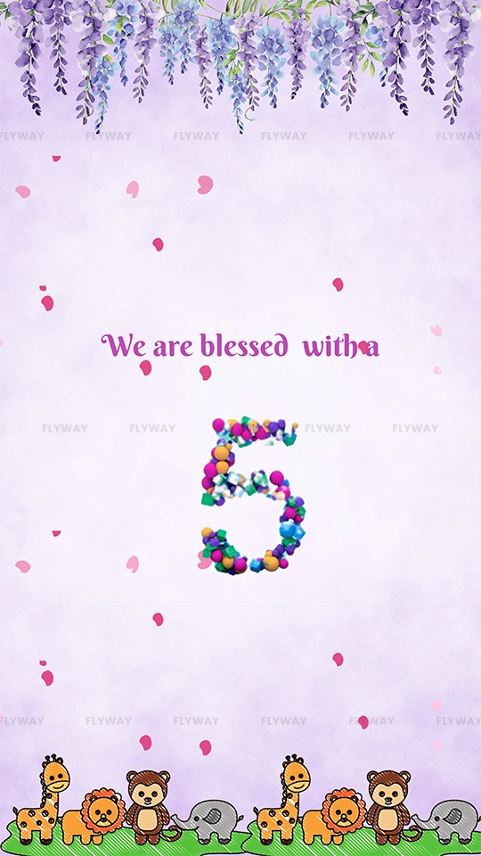 Gender reveal with baby announcement "It's a boy"