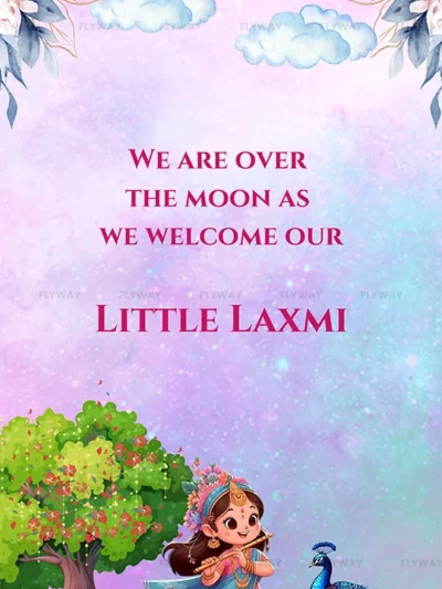 Gender reveal for the arrival of Little Laxmi, with joy and excitement.