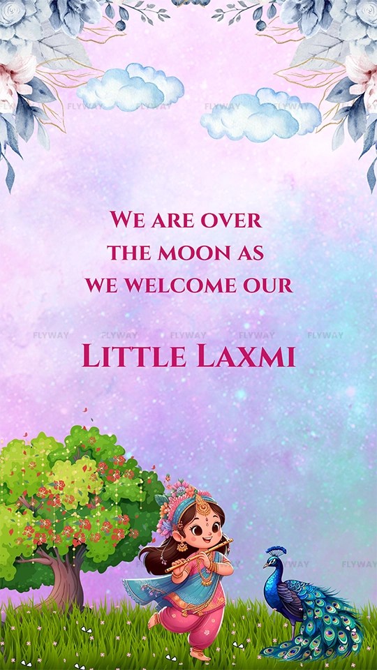 Gender reveal for the arrival of Little Laxmi, with joy and excitement.