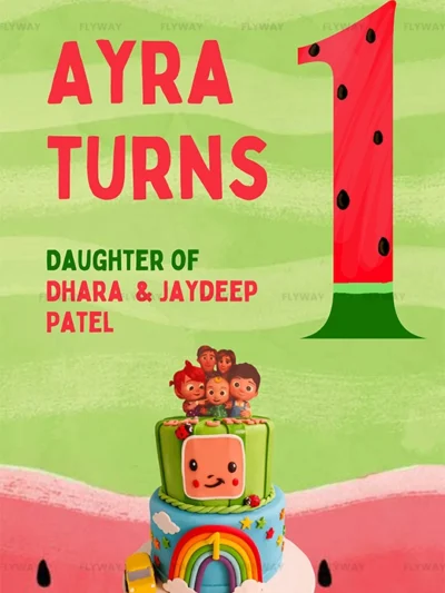 Watermelon themed first birthday