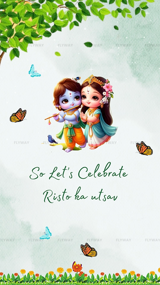 Celebrate Risto ka Utsav baby shower card