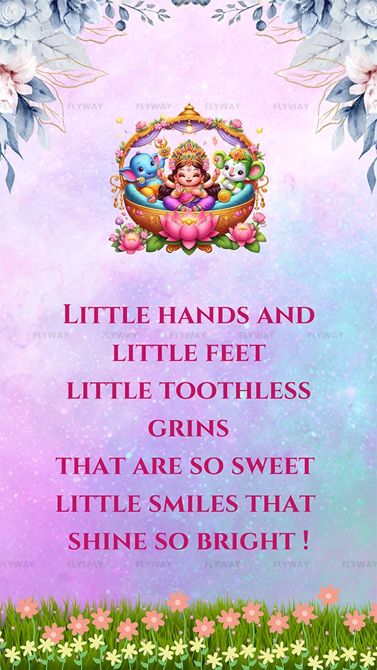 A heartfelt poem celebrating the joys of parenthood and the arrival of the baby.