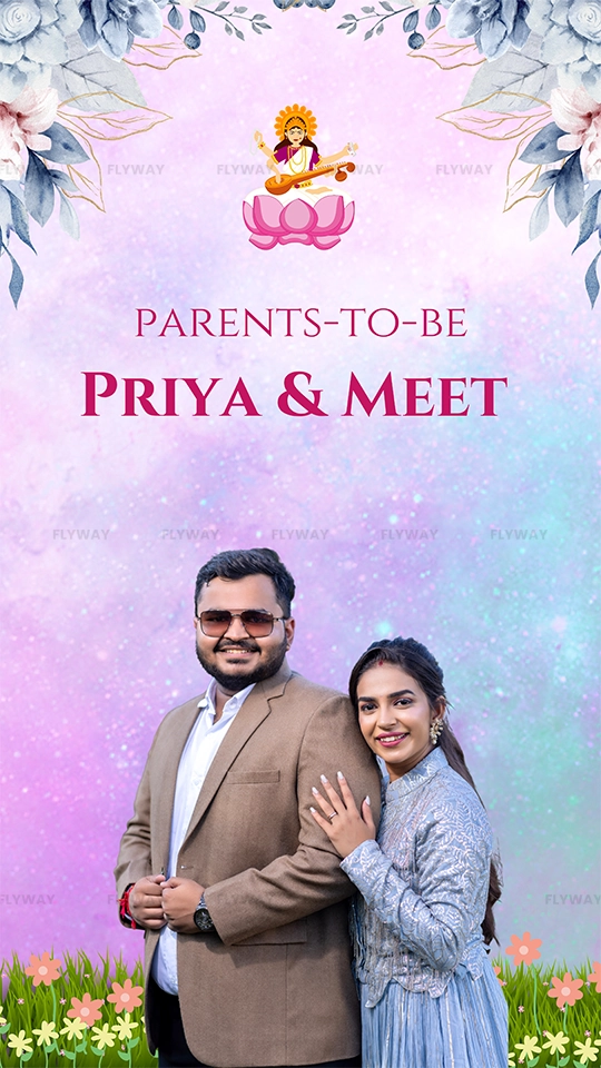 Proud parents-to-be excited for the new chapter in life.