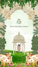 Grih Pravesh Invitation, Ganeshay Namah