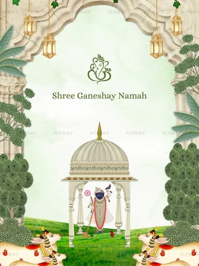 Grih Pravesh Invitation, Ganeshay Namah