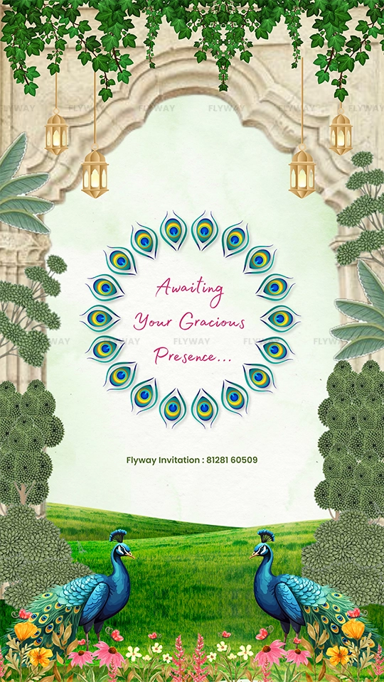 Invitation for Grih Pravesh ceremony, awaiting presence