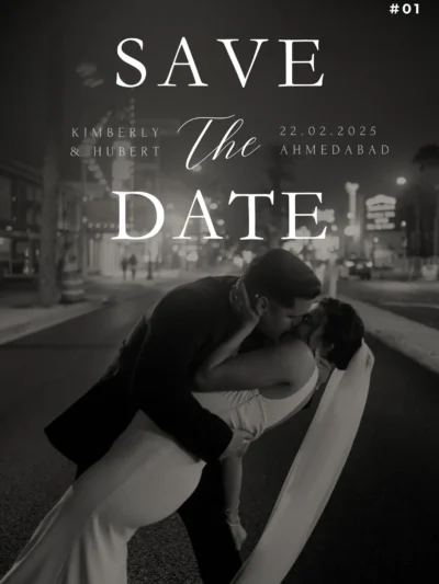 Save the Date Wedding Announcement